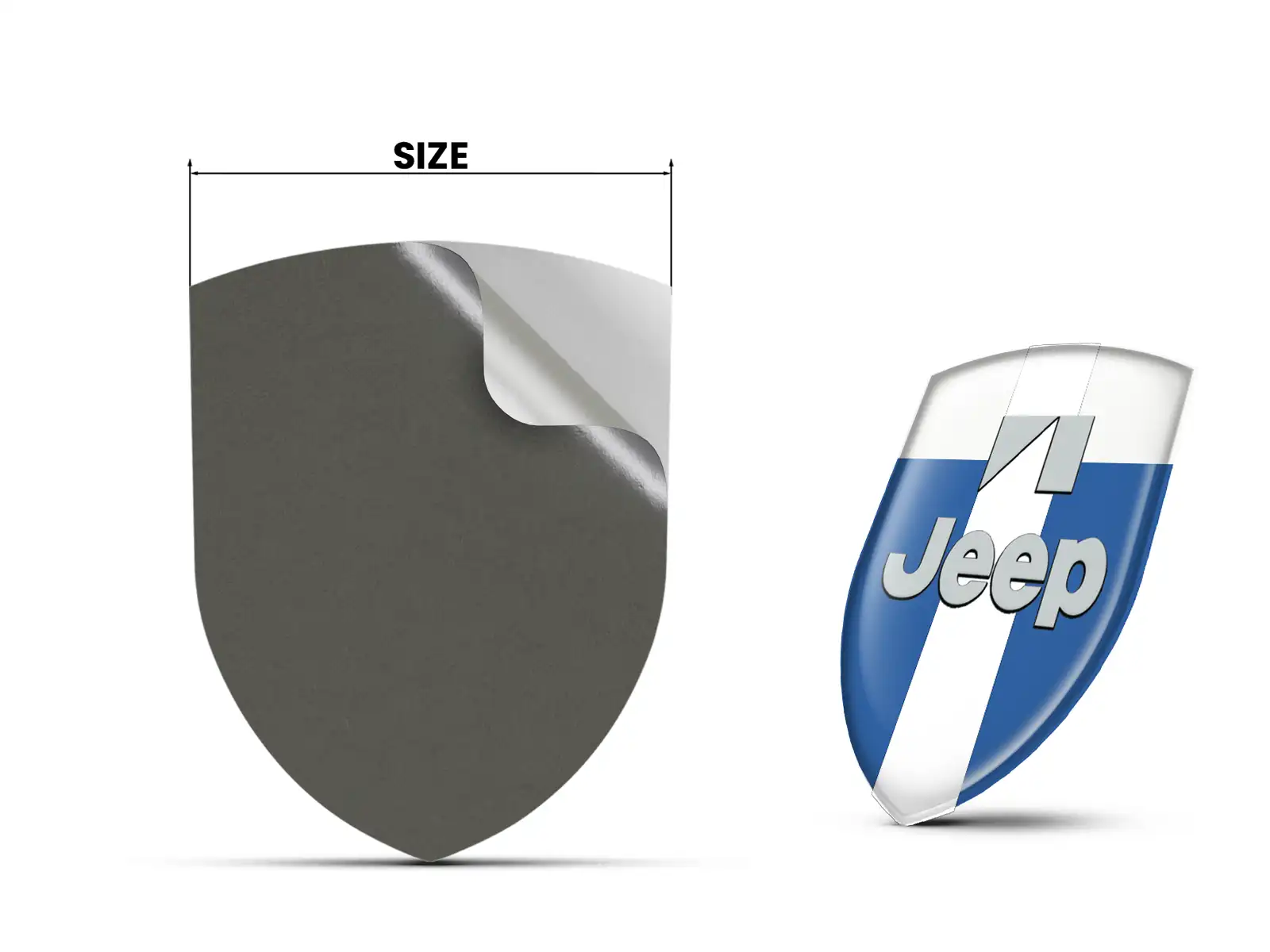 Jeep Decalcomanie Parabrezza Auto Max Durevoli Pro Stile